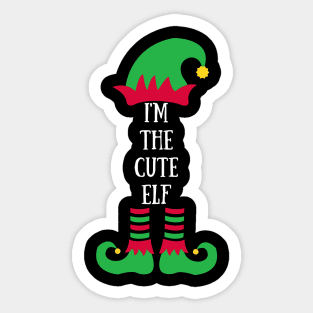 I'm the cute elf Sticker